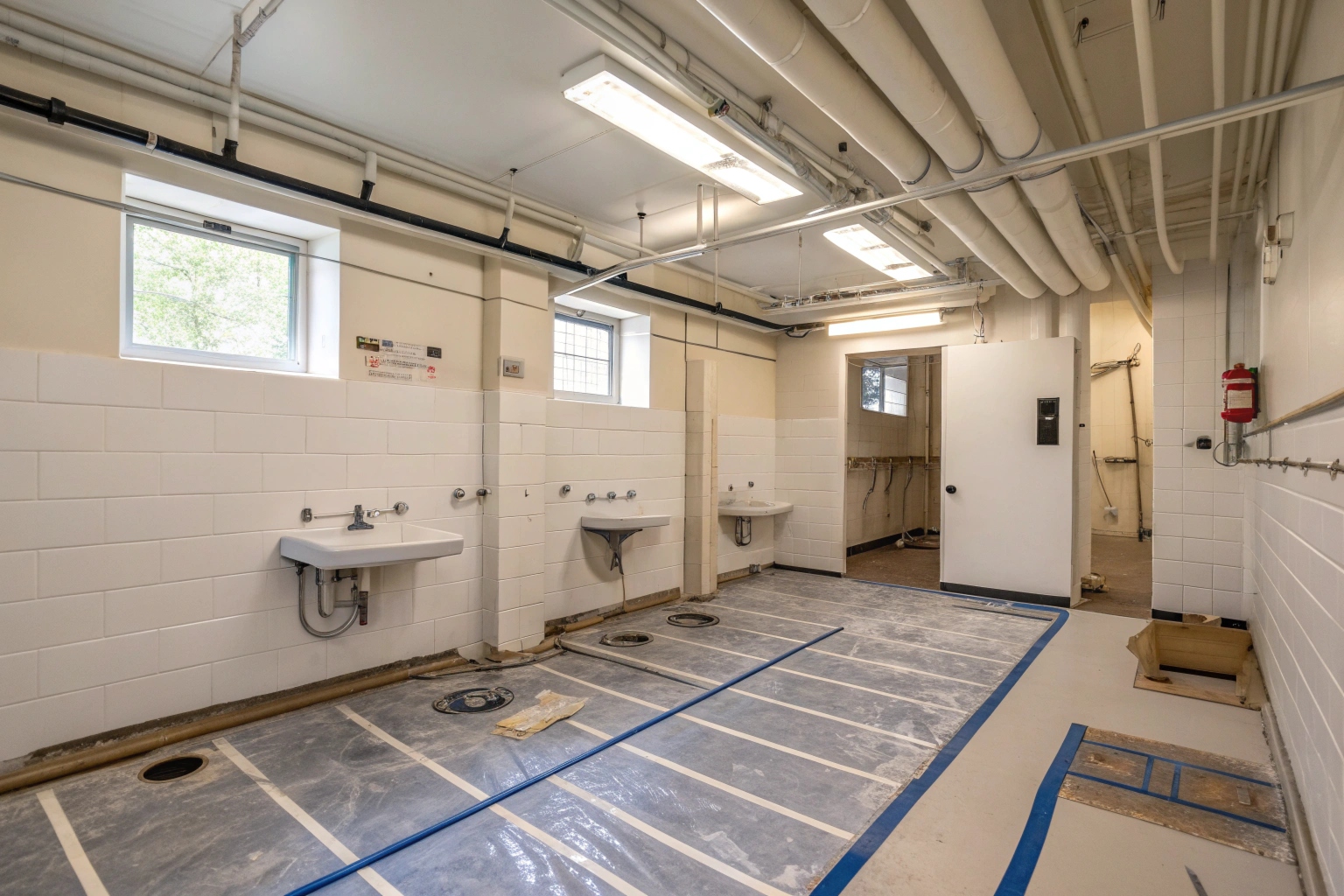 Renovation-ready bathroom after complete demolition and cleanup in Lake Macquarie