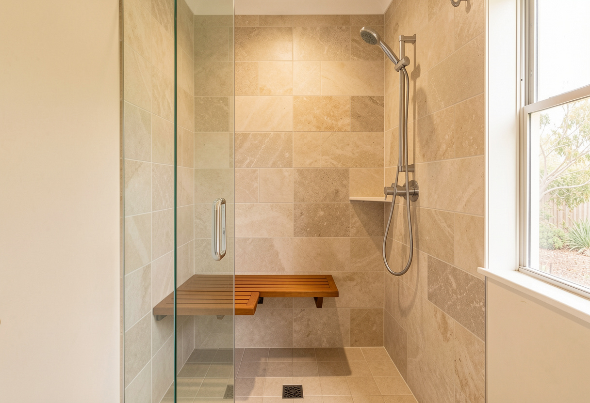 neutral-toned Accessible Bathroom Renovations neutral-toned Accessible Bathroom Renovations